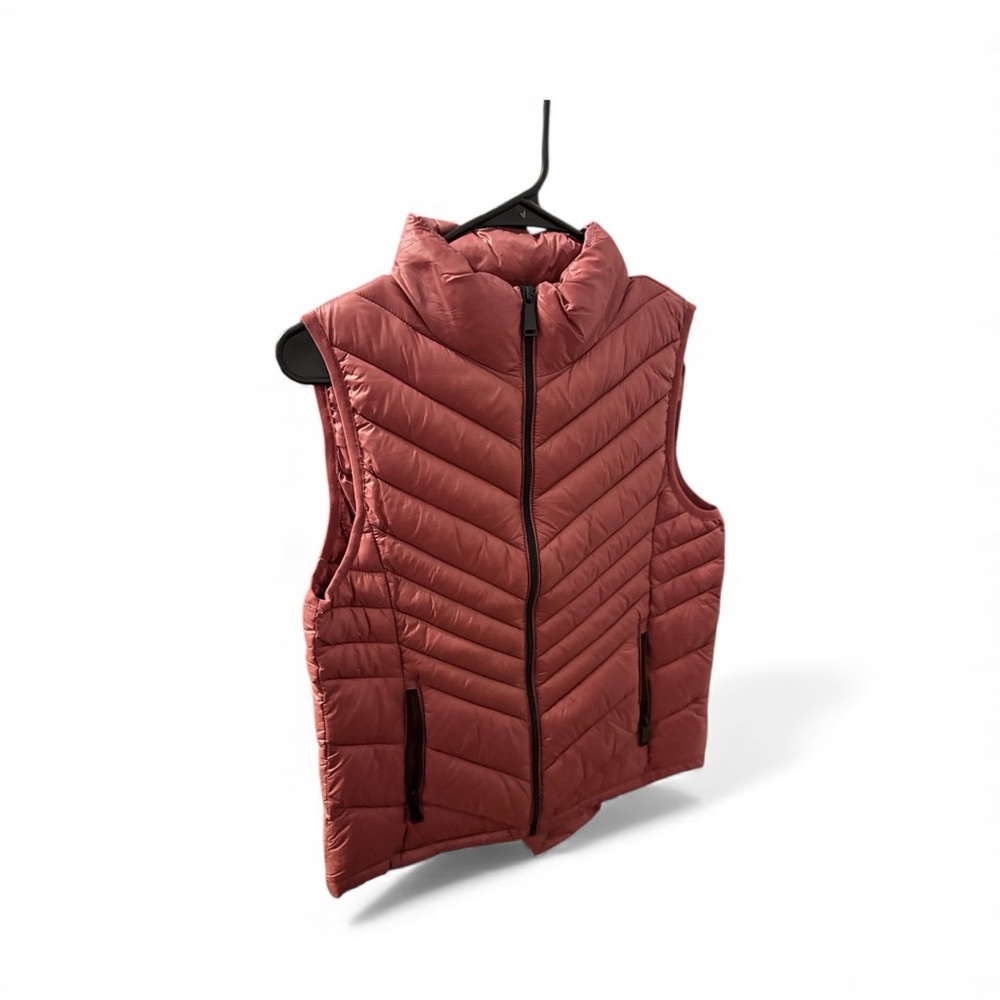 Dusty pink packable vest
